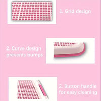 Dog Toilet, Small Pet Dog Teddy Dog Toilet Hollow Anti-Skid Clean Potty Pet Supplies