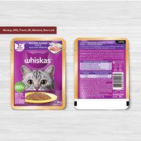 Whiskas Adult Cat Pouch (1+ year) – Mackerel In Jelly 85g
