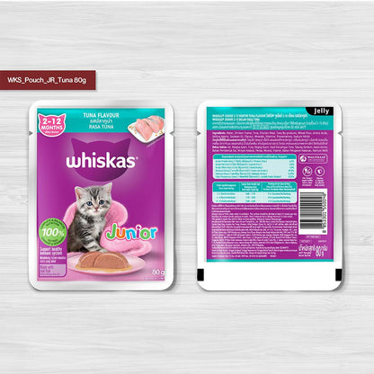 Whiskas Kitten Pouch Junior (2-12 months) – Tuna