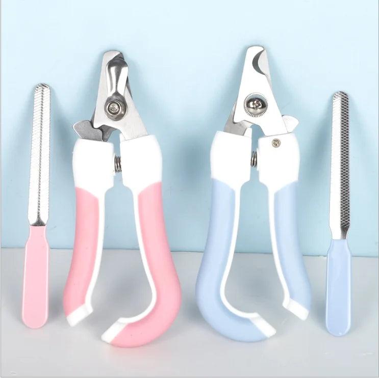 Comfortable Pet Cat & Dog Nail Clippers/Cutter Set With File Angle Shape Nail Cutter