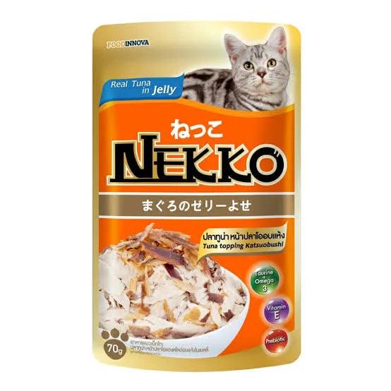 Nekko Pouch Tuna topping Katsuobushi in Gravy (70gm)