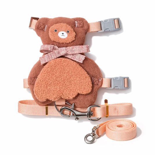 Exclusive Premium Comfort Teddy Bear Cat Harness Medium
