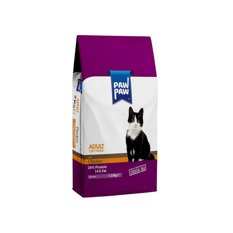 Pawpaw Food with Chicken for Adult Cats 1.5kg