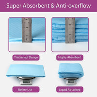 Super Absorbent Pee Pads Pet Training Disposable for Dogs and Cats Training Puppy Pee Pads Super Absorbent & Leak-Proof Extra Large