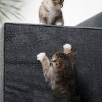 30 cm x 100 cm Self-adhesive Scratching Mat Cat Wall, Scratching Boards Cat Wall, DIY Trimmable Covered Tree Shelves Replacement, DIY Cuttable for Cat Wall Furniture Steps