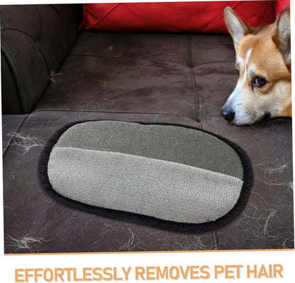 Double-Sided Pet Hair Removal Gloves for Cats and Dogs Washable Grooming Mitts Large Fits All Easy to Hair Brush for Shedding