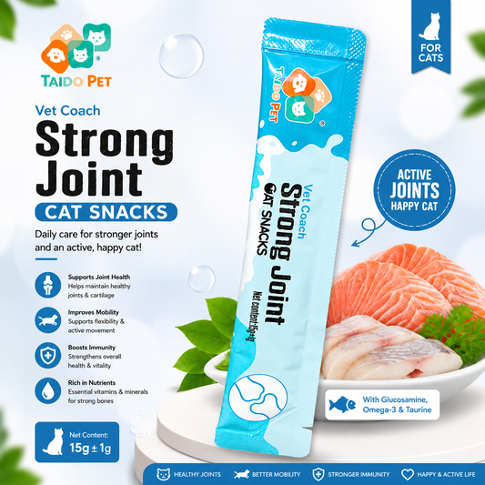 Taido Pet Vet Coach STRONG JOINT Cat Treat Snacks 15g