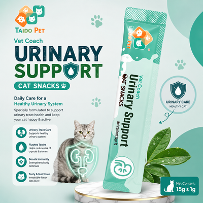 Taido Pet Vet Coach URINARY SUPPORT Cat Treat Snacks 15g