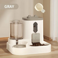 Convenient Pet Food Water Dispenser Large Capacity Feeder Automatic Gravity Cat Dog Food Bowl