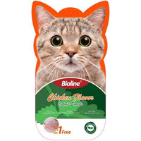 Bioline Catnip Snacks Chicken Flavor Cat Treats 15gX 5 pcs