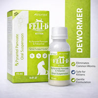 Areion Vet Feli-D (Feli D) Deworming Syrup for Kitten 15ml
