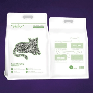Shiffa I Super Clumping Zero Odor I Carbon Bentonite Cat Litter I 10L