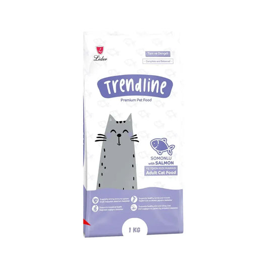 Trendline Adult Dry Cat Food Salmon 1kg