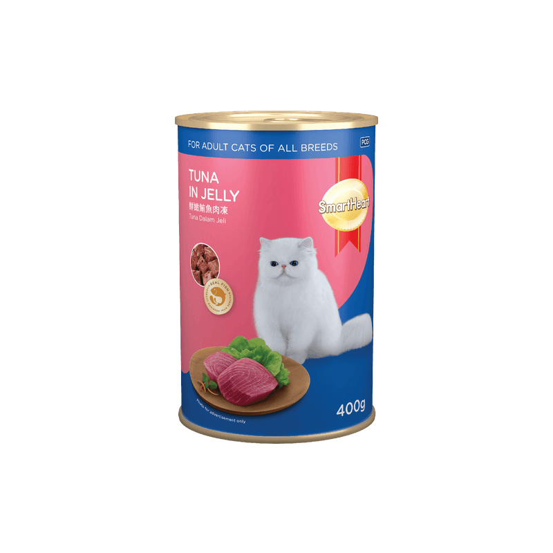 SmartHeart Cat Canned - Tuna in Jelly (400g)