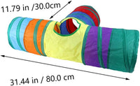 Cat Rattle Paper Tunnel Cat Folding Tunnel Toy Pet Crinkle Tunnel Play Tunnel Kitten Cat Playing Polyester Cotton