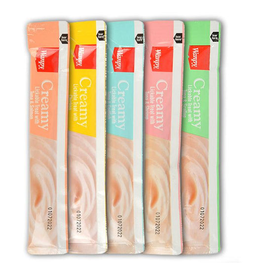 Wanpy Cat Creamy Lickable Treat Assorted Flavour 14GX25 (350gm)
