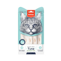 Wanpy Creamy Cat Treat Tuna and Cod Fish 5pc Pack 70g