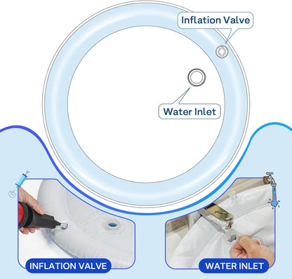 Summer Cooling Pet Water Bed Ice Pad Sleeping Round Mat For Puppy Dogs Cats Pet Kennel Cool Cold Water Sensory