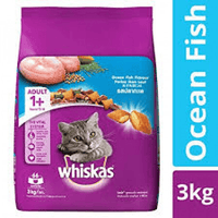 Whiskas Adult Cat Food Ocean Fish 3kg