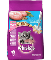 Whiskas Kitten Cat Food Junior Ocean Fish  (2-12 Months) 1.1kg