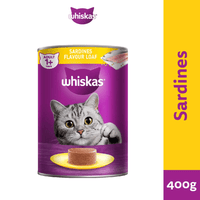 Whiskas Adult Cat Canned Food In Sardine 400g