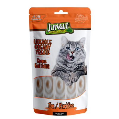 Jungle-Creamy-Cat-Treat-Tuna-&-Shrimp-70gm (5×14gm)