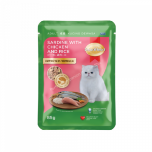 SmartHeart-Cat-Pouch-Sardine-With-Chicken-And-Rice(85g)