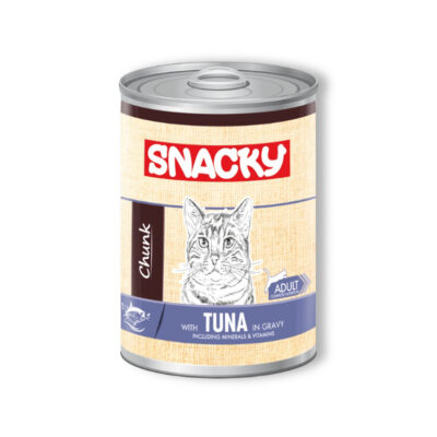 Snacky Adult Canned Food Tuna In Gravy 400G