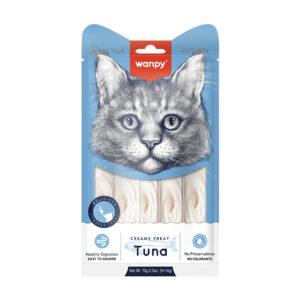 Wanpy Creamy Cat Treat Tuna 5pc Pack 70g (5×14g)