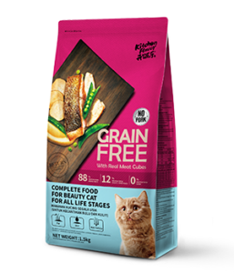 cat KitchenFlavor Grain Free Complete Beauty Cat Food for All Life Stages