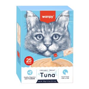 Wanpy Creamy Treat Tuna 25pc Pack 350gm (25×14gm)