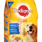 Pedigree Adult Dog Dry Food Chicken & Vegetables 3kg (Thailand)