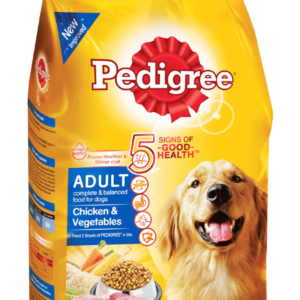 Pedigree Adult Dog Dry Food Chicken & Vegetables 3kg (Thailand)