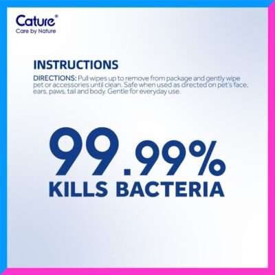 Cature Pet Anti-bacterial Wipes 80pcs