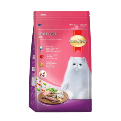 SmartHeart Adult Dry Cat Food Seafood