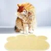 Frogued Kitten Mat Soft Leak-Proof Fine Workmanship Non-Slip Easy to Clean Less Waste Cloth Claw Shape Cat Litter Pad for Indoor Pet