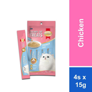 SmartHeart Lickable Creamy Cat Treat Chicken Flavor 4*15g